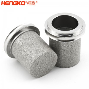 高精度食品級微孔燒結不銹鋼過濾筒