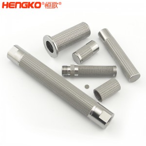 微米燒結不銹鋼網過濾筒_結構穩定滲透性強醫用不銹鋼網濾芯